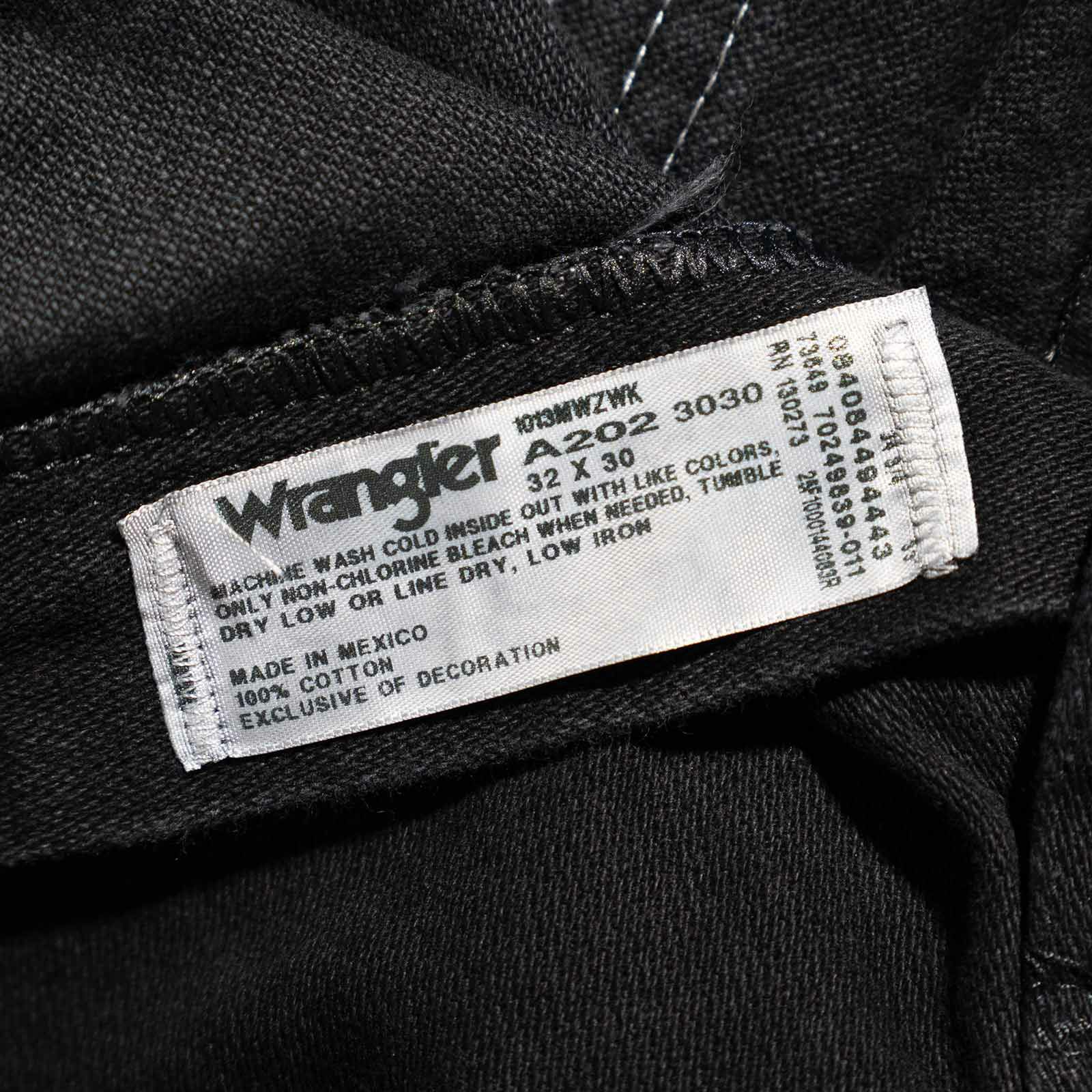 ラングラーWrangler13MWZカウボーイカットジーンシャドウブラック