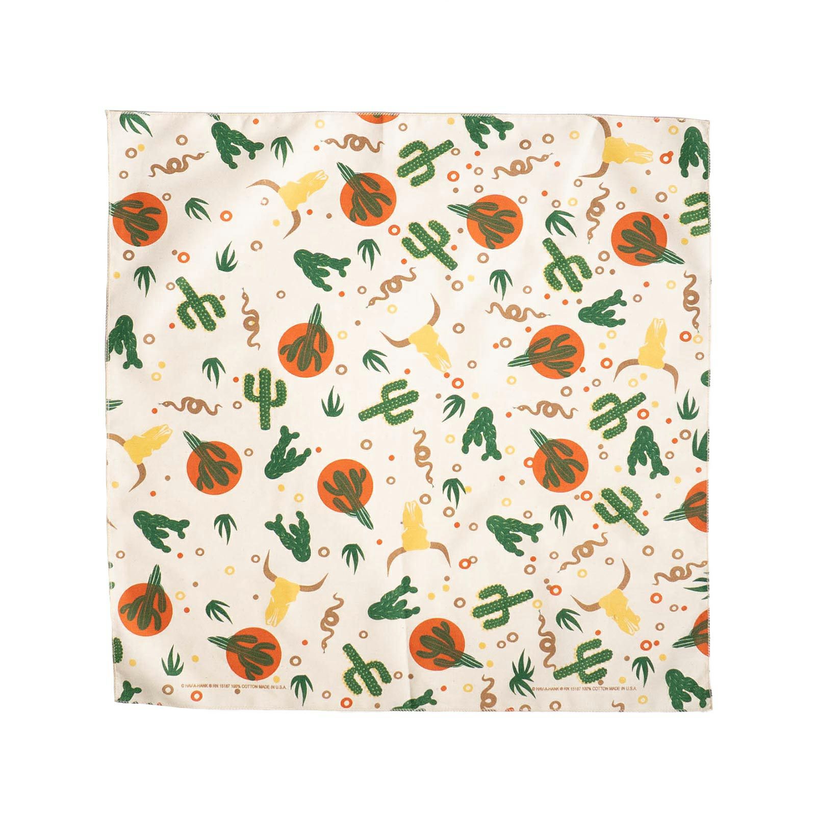 ハバハンクHAV-A-HANKプリントバンダナ総柄