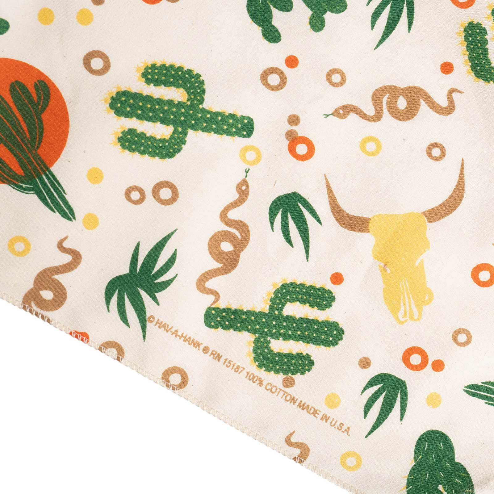 ハバハンクHAV-A-HANKプリントバンダナ総柄