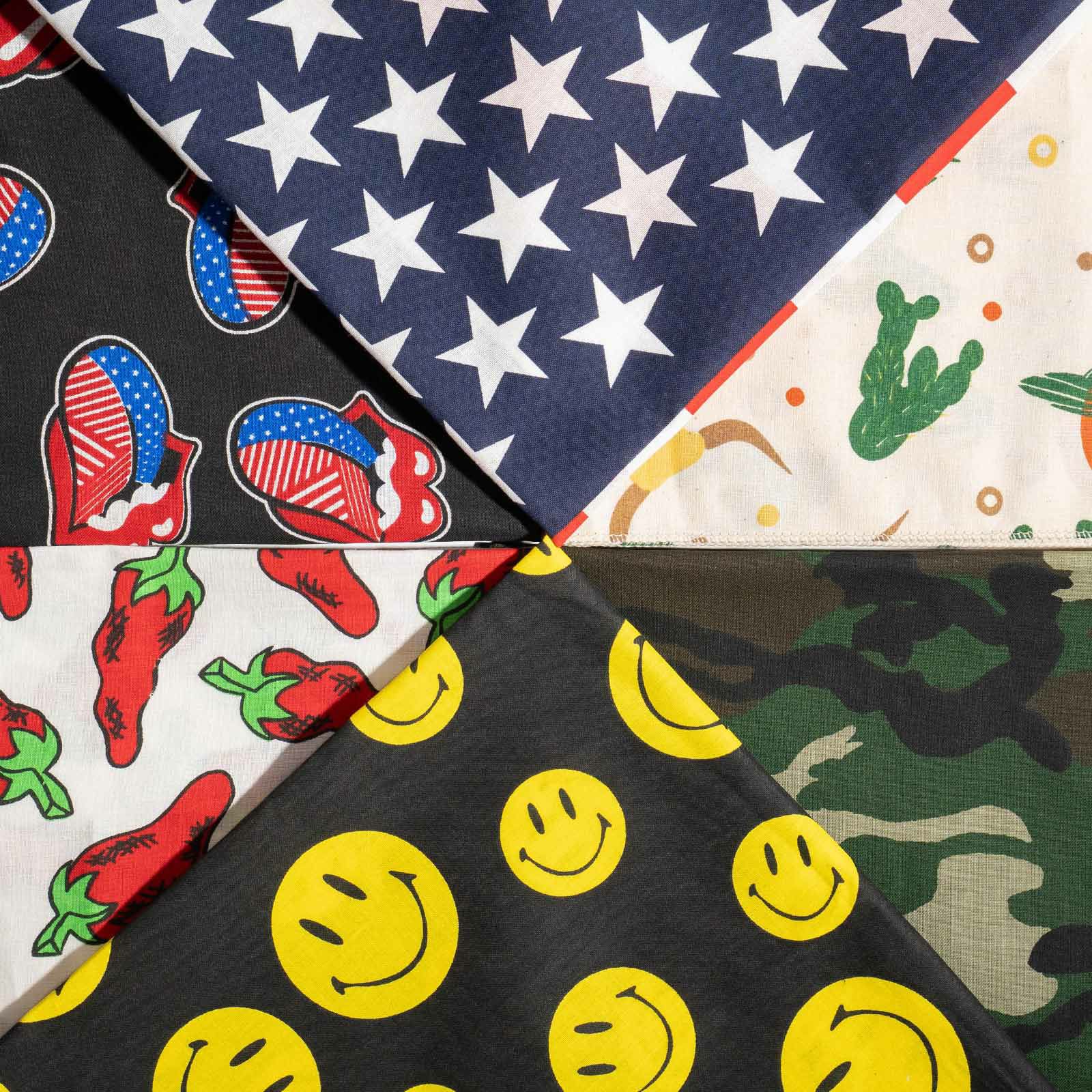 ハバハンクHAV-A-HANKプリントバンダナ総柄