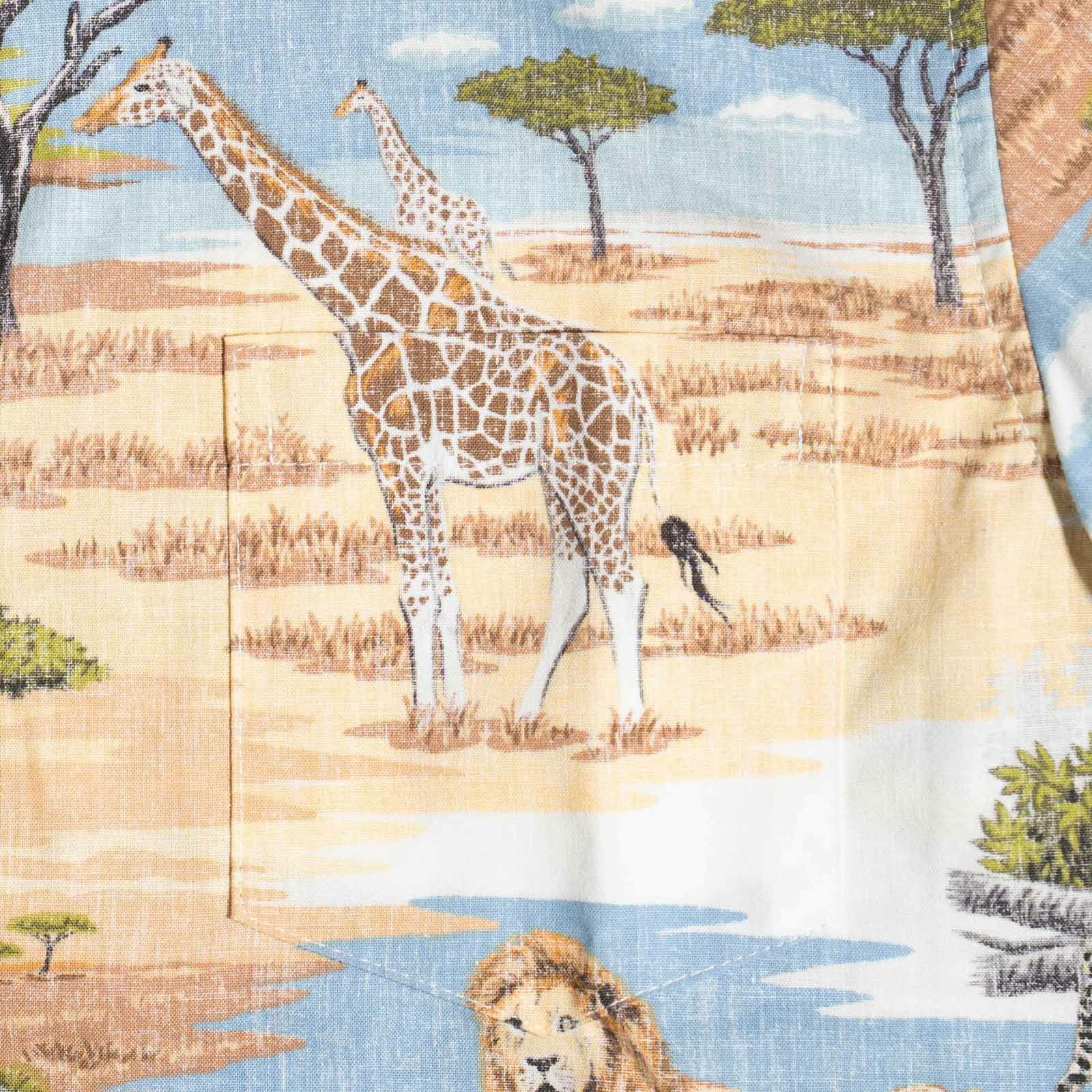 レインスプーナーREYNSPOONERアフリカンサバンナ半袖アロハシャツ