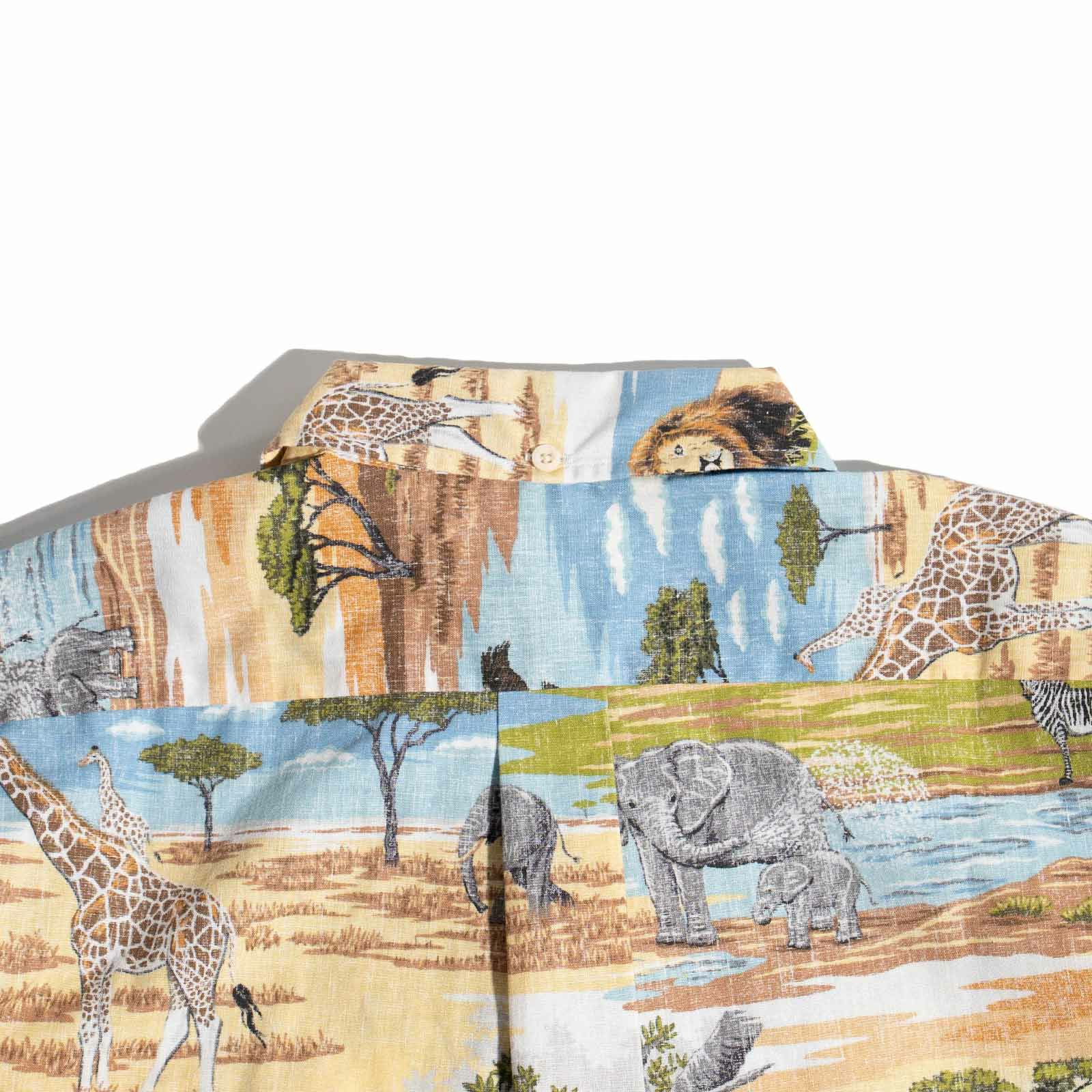 レインスプーナーREYNSPOONERアフリカンサバンナ半袖アロハシャツ