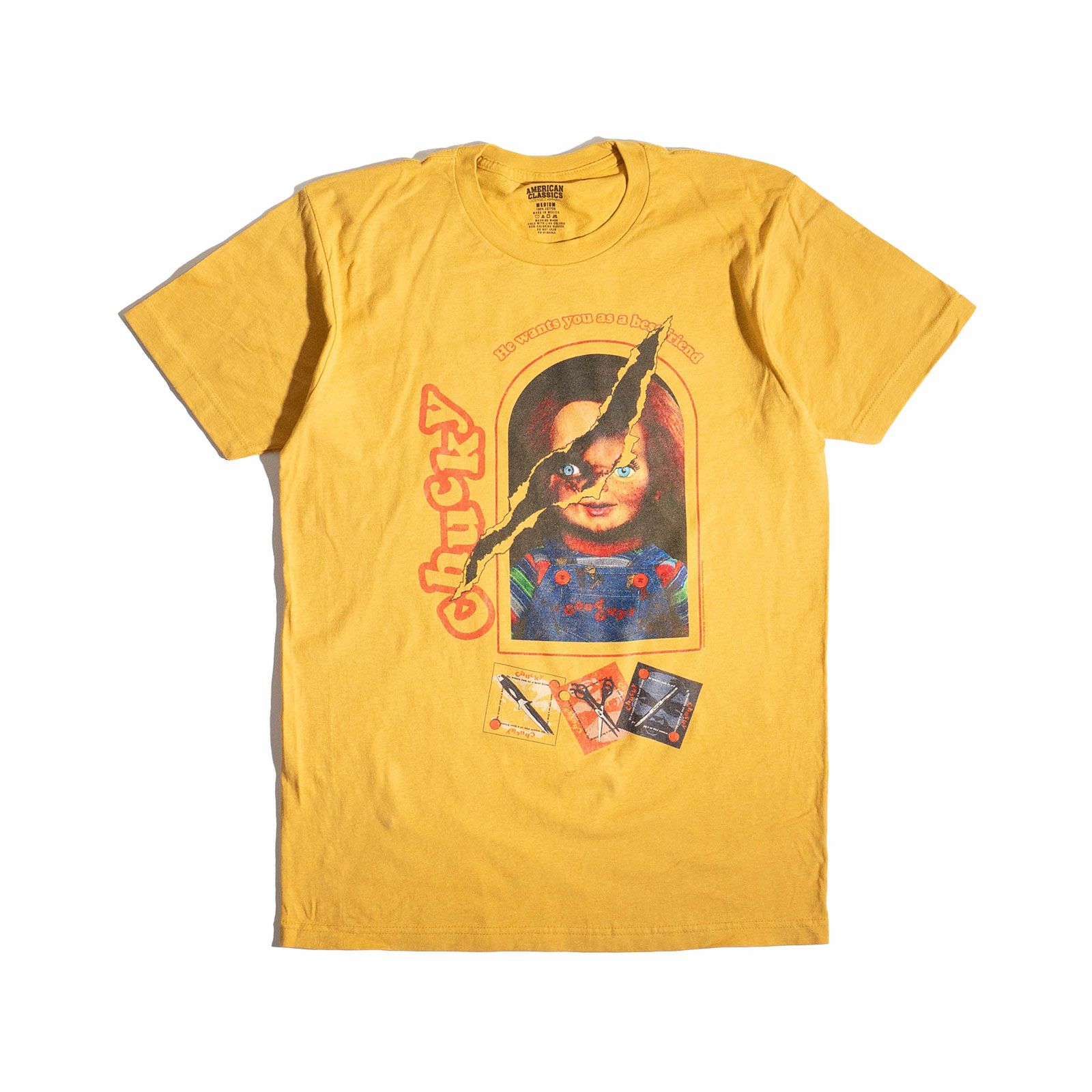 アメリカンクラシックスAMERICANCLASSICSムービーTシャツチャイルドプレイチャッキー