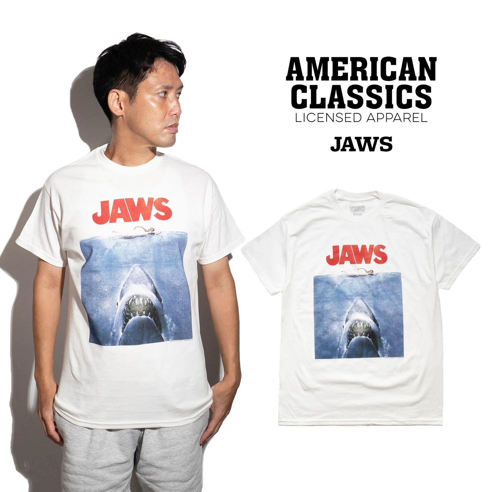 アメリカンクラシックスAMERICANCLASSICSムービーTシャツジョーズ