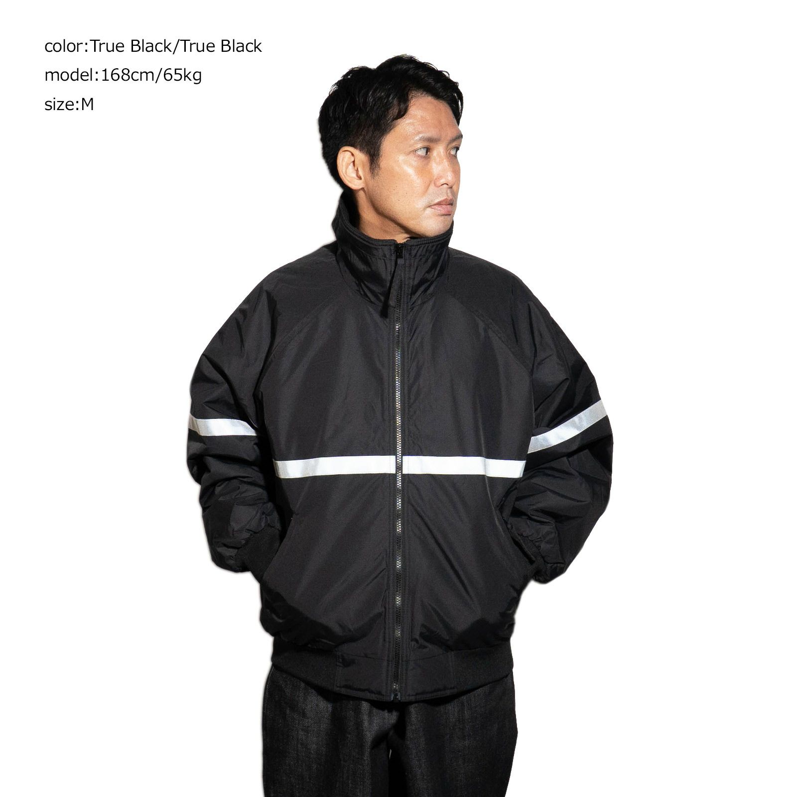 ポートオーソリティPORTAUTHORITYチャレンジャージャケットリフレクティブテーピング