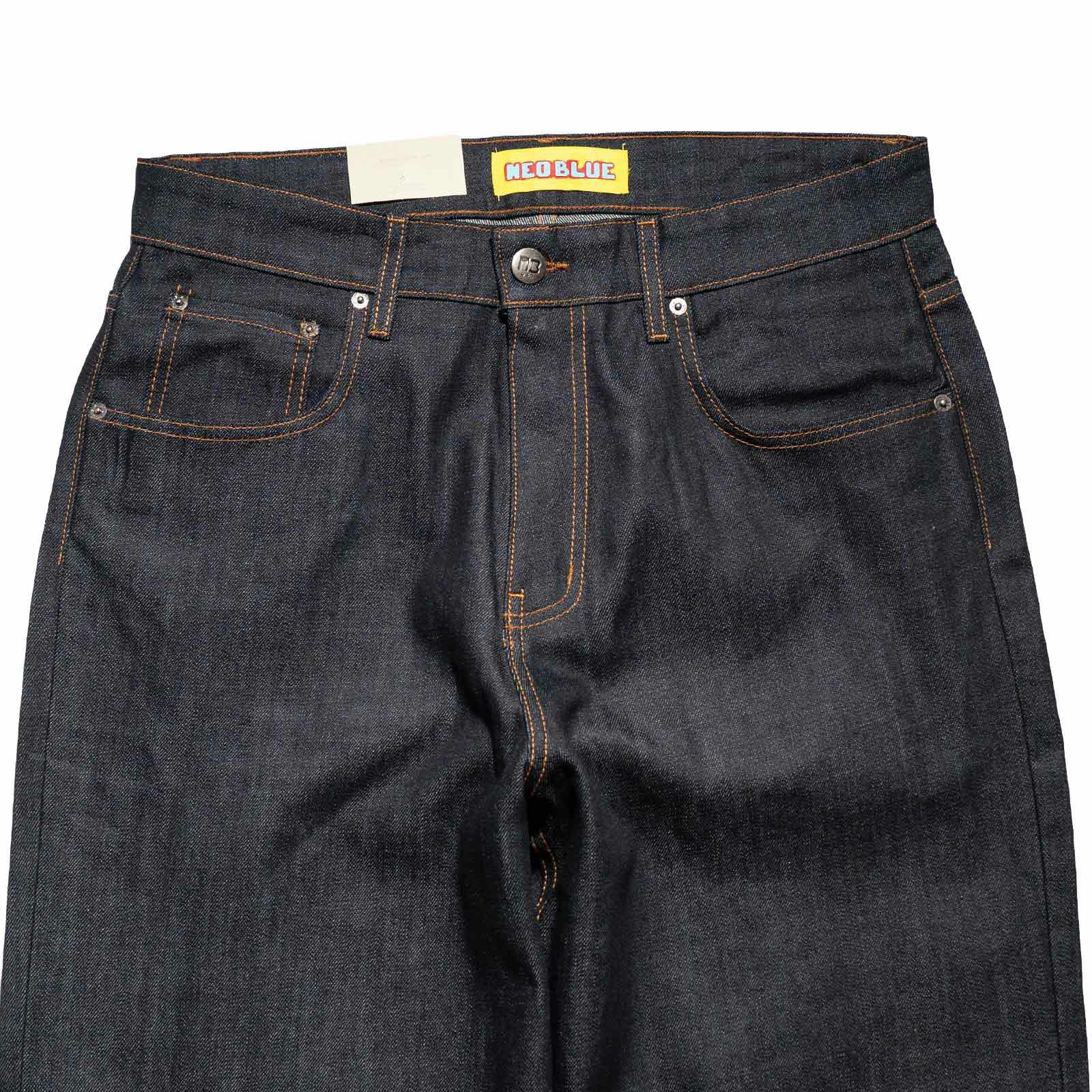 ネオブルーNEOBLUEバギージーンズスーパーダークNX-529