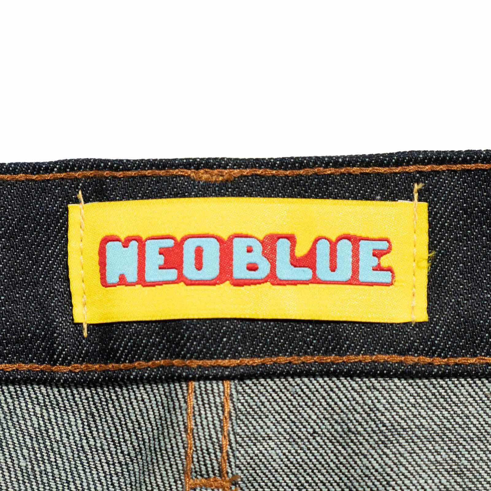 ネオブルーNEOBLUEバギージーンズスーパーダークNX-529