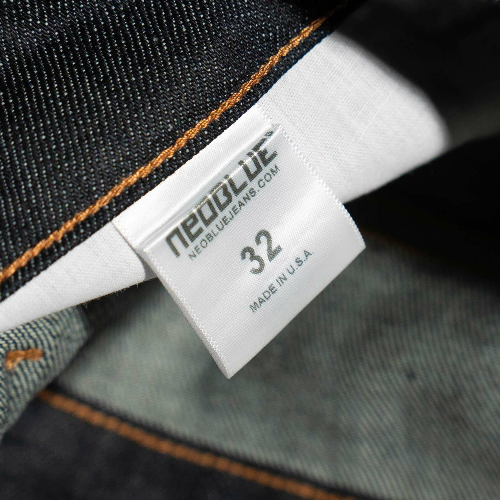 ネオブルーNEOBLUEバギージーンズスーパーダークNX-529