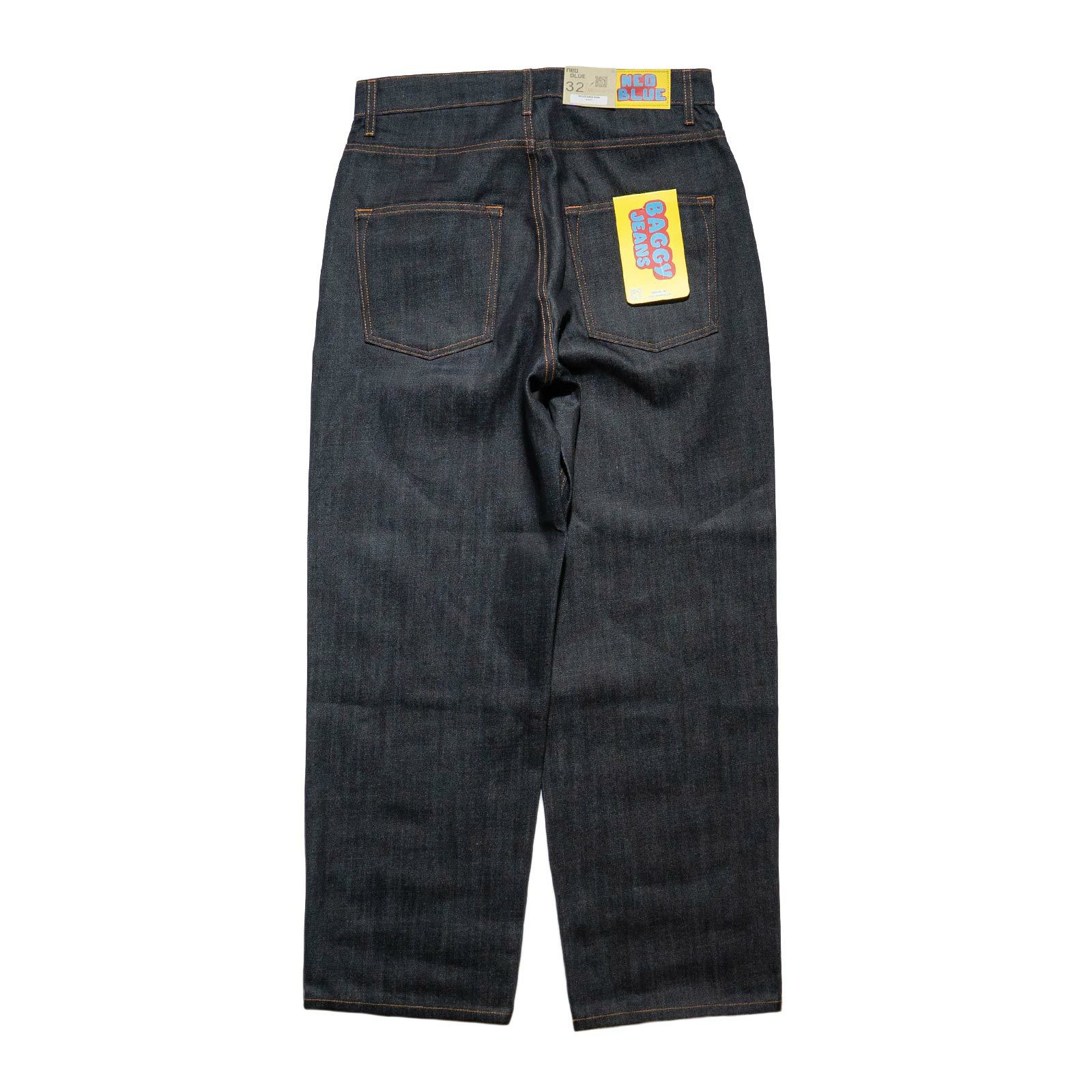 ネオブルーNEOBLUEバギージーンズスーパーダークNX-529