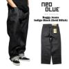 NEOBLUEバギージーンズインディゴブラックNX-558