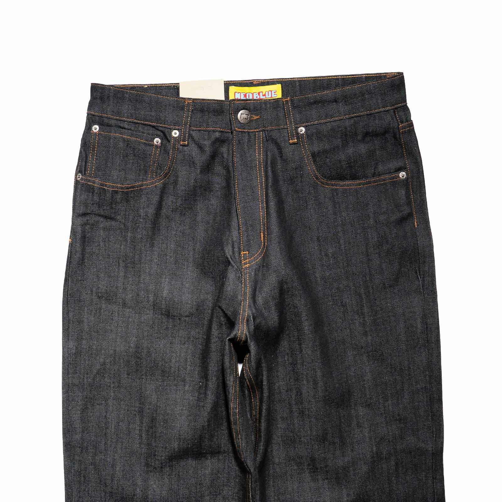 NEOBLUEバギージーンズインディゴブラックNX-558