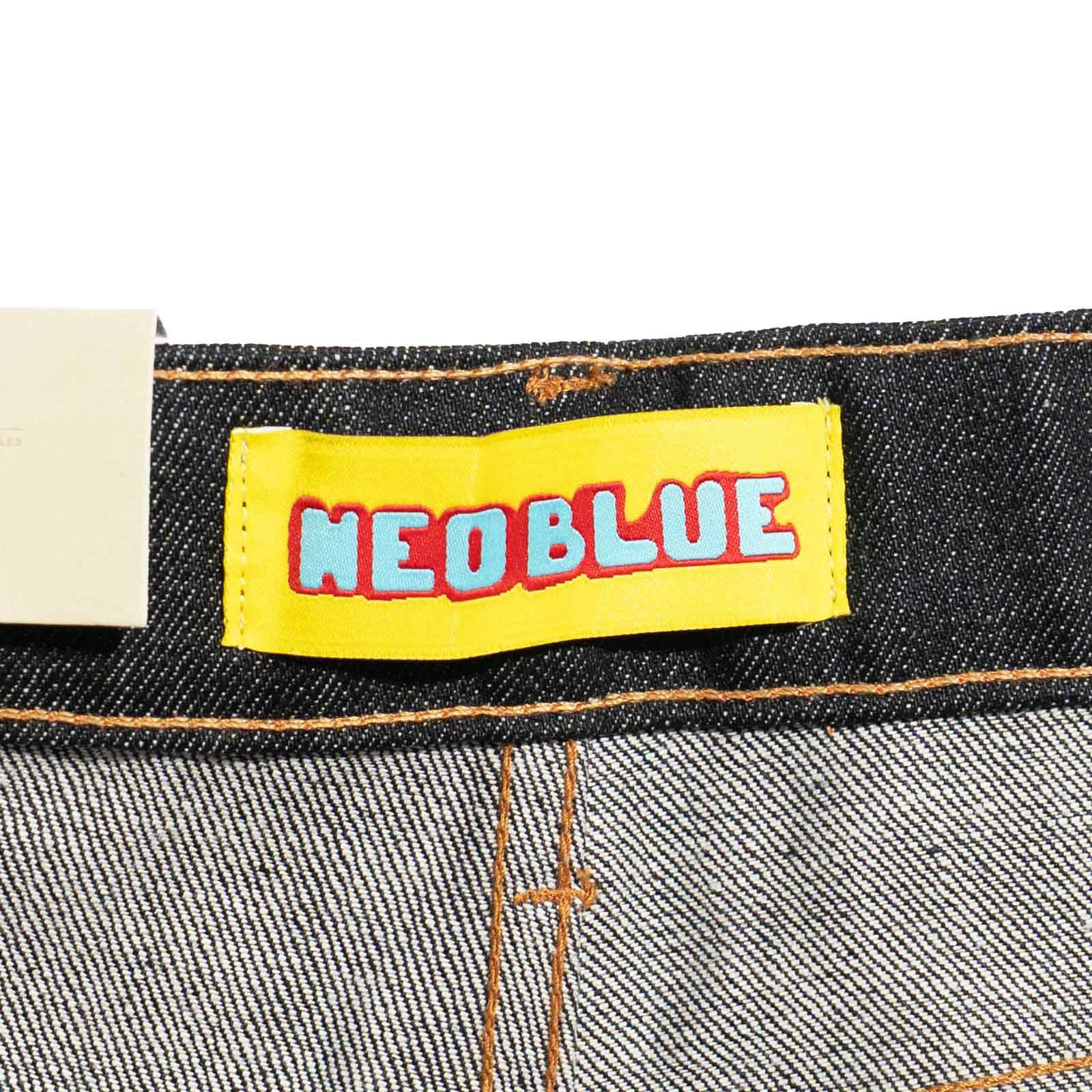 NEOBLUEバギージーンズインディゴブラックNX-558