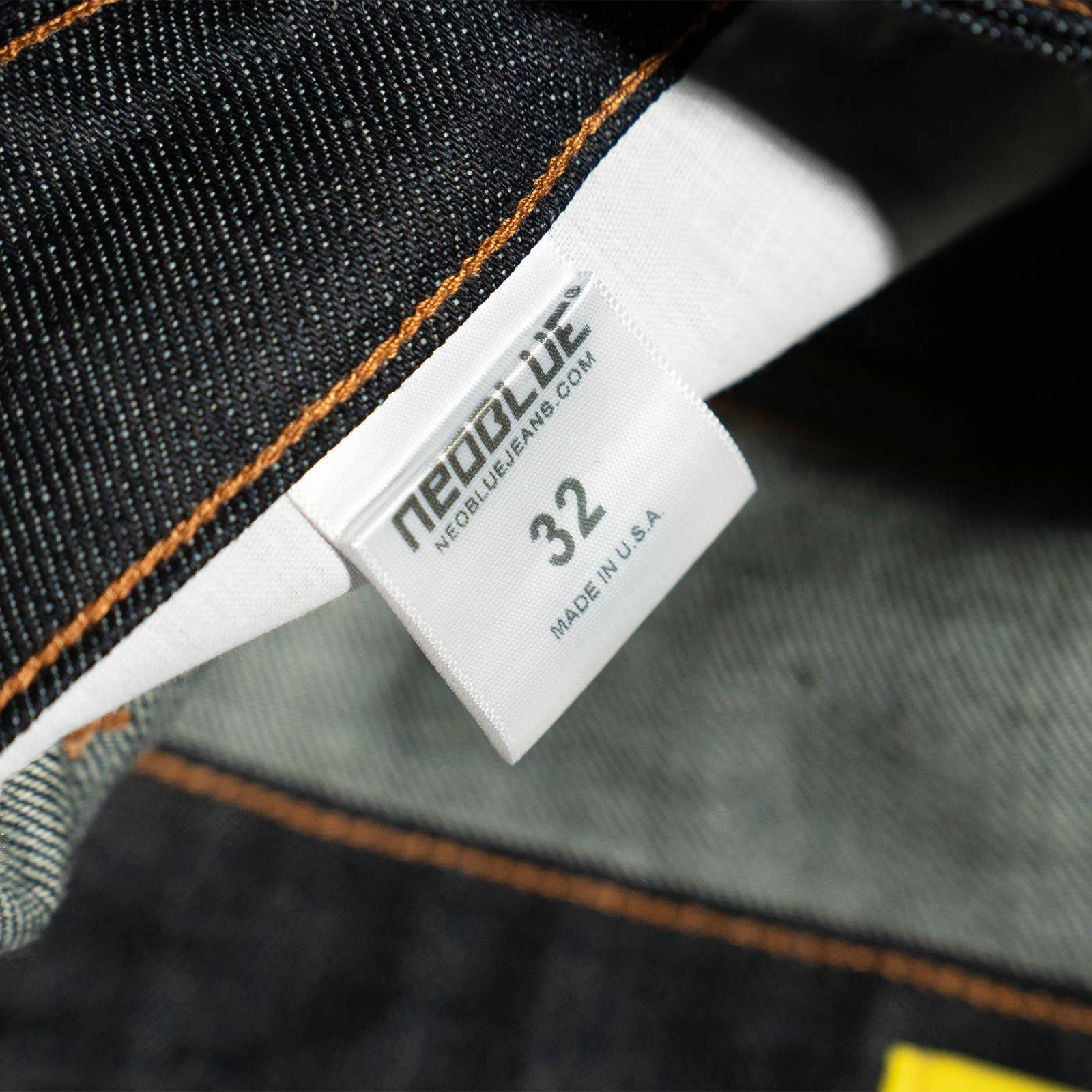 NEOBLUEバギージーンズインディゴブラックNX-558