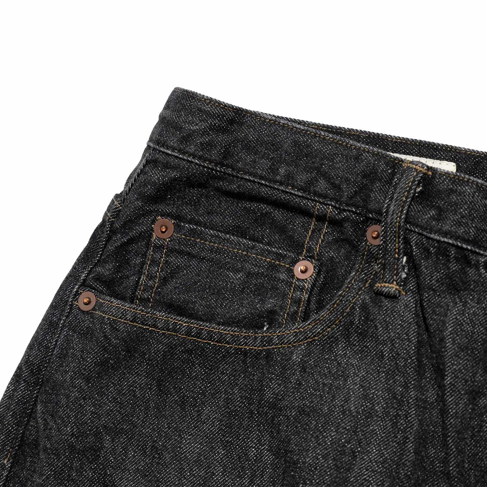 オーセンAUTHENヴィンテージストレートレッグブラックユーズドAUT-076B-054