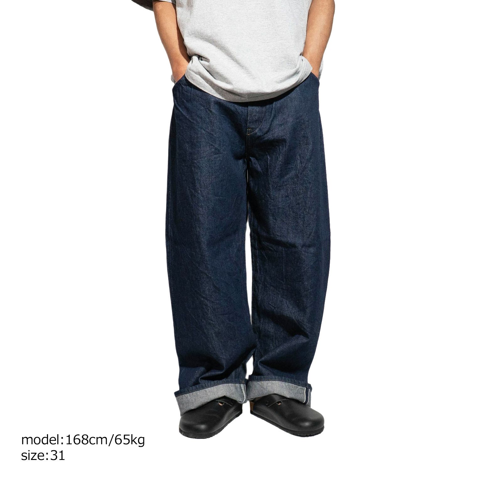 オーセンAUTHENヴィンテージワイドレッグリンスAUT-077-001