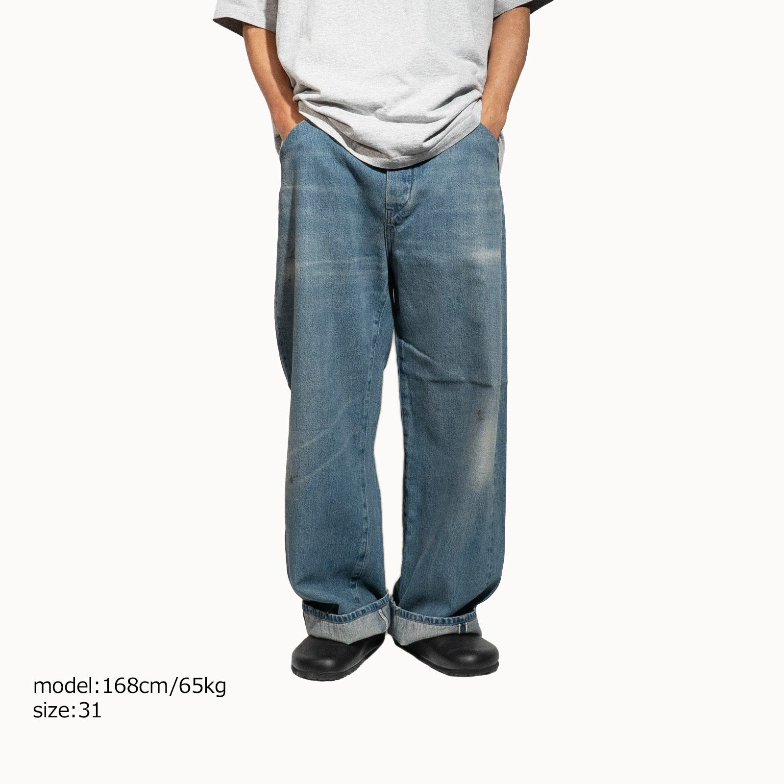 オーセンAUTHENヴィンテージワイドレッグユーズドAUT-077-002