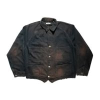 オーセンAUTHENヴィンテージエンジニアジャケットオーバーダイブラックAUT-094-107