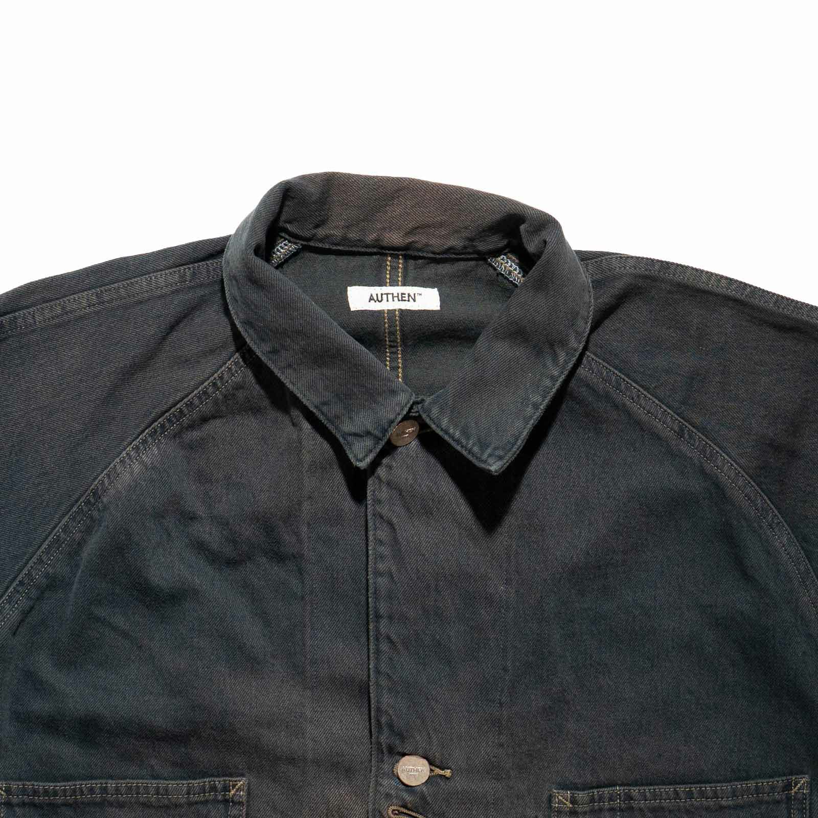 オーセンAUTHENヴィンテージエンジニアジャケットオーバーダイブラックAUT-094-107