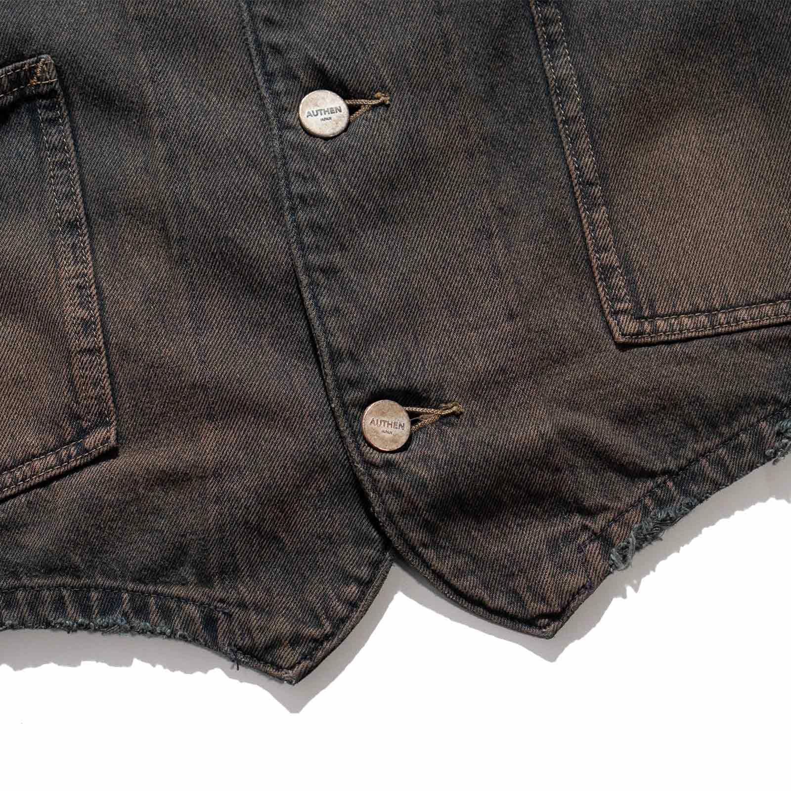 オーセンAUTHENヴィンテージエンジニアジャケットオーバーダイブラックAUT-094-107