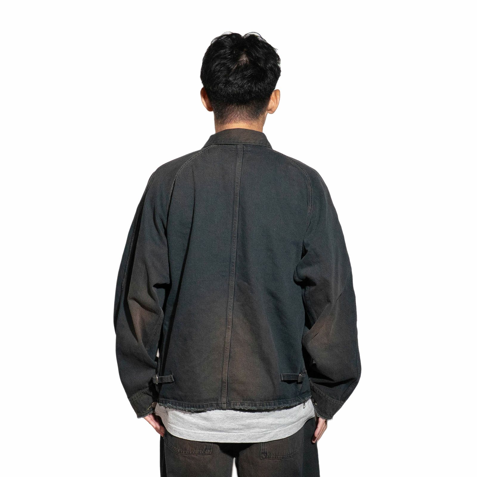 オーセンAUTHENヴィンテージエンジニアジャケットオーバーダイブラックAUT-094-107