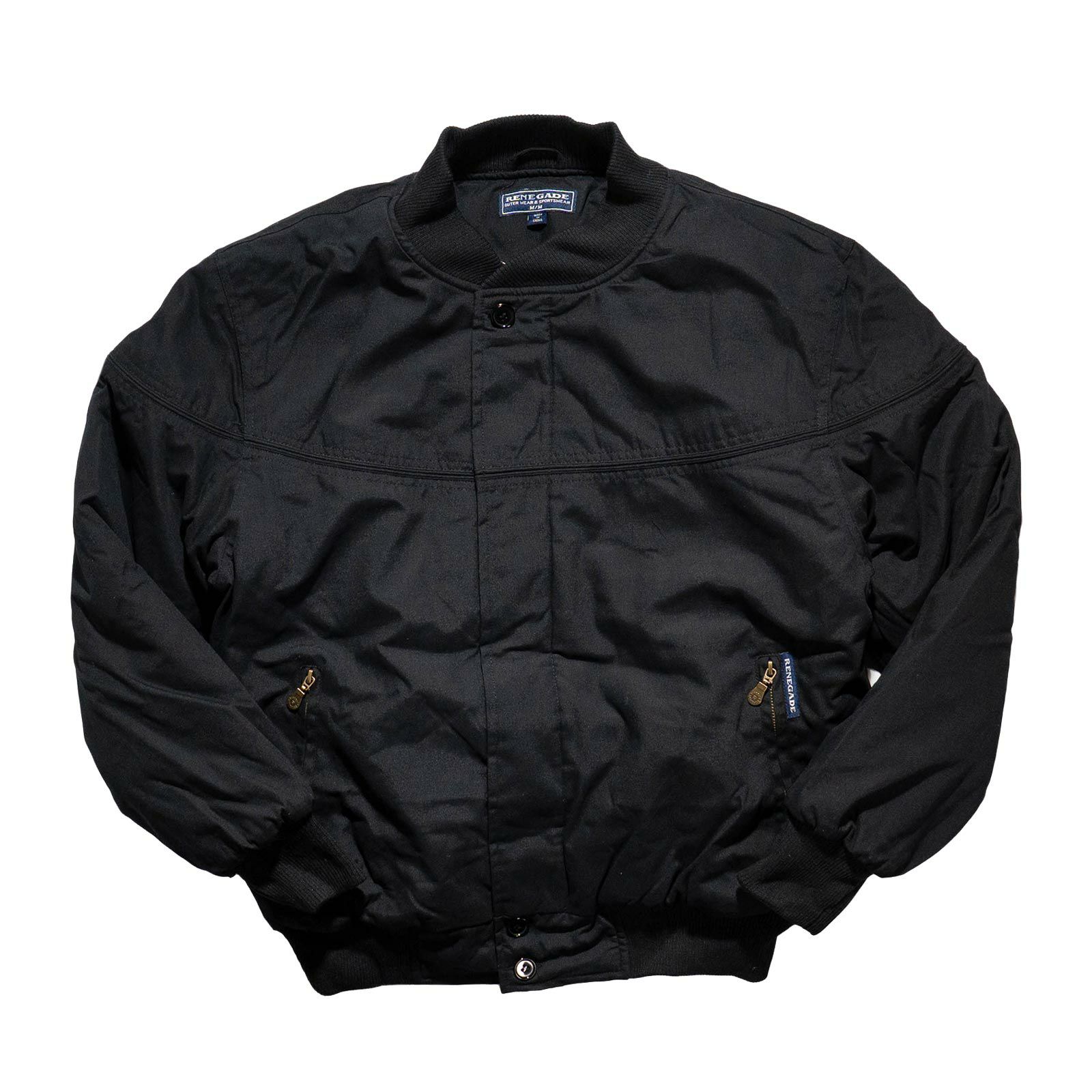 レネゲードスポーツウエアRENEGADEsportswearパデッドナイロンラインドダービージャケット