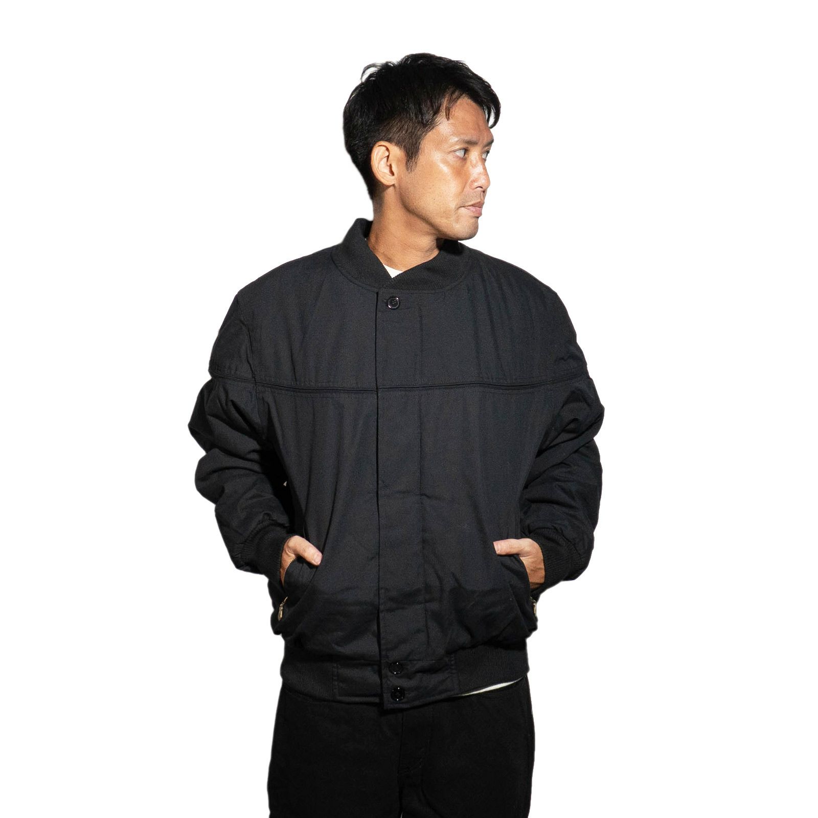 レネゲードスポーツウエアRENEGADEsportswearパデッドナイロンラインドダービージャケット