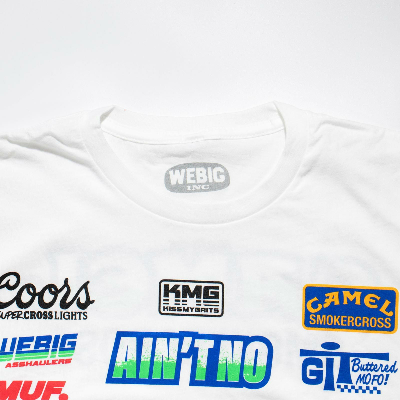 ウィービッグモトWEBIGMOTOCO.アスホーラーズTシャツ