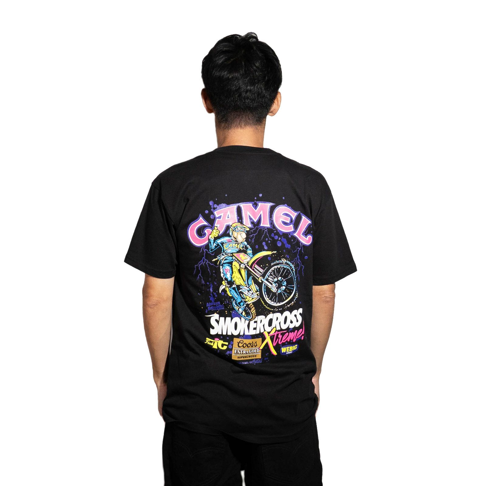 ウィービッグモトWEBIGMOTOCO.キャメルガズムエクストリームTシャツ