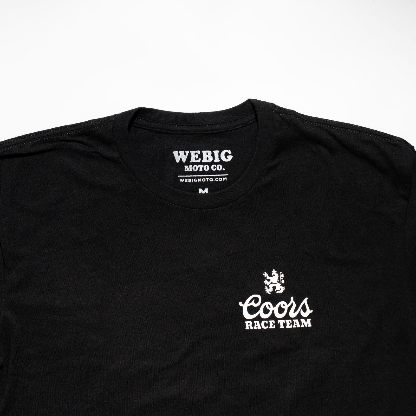 ウィービッグモトWEBIGMOTOCO.バンケットレースチームTシャツ