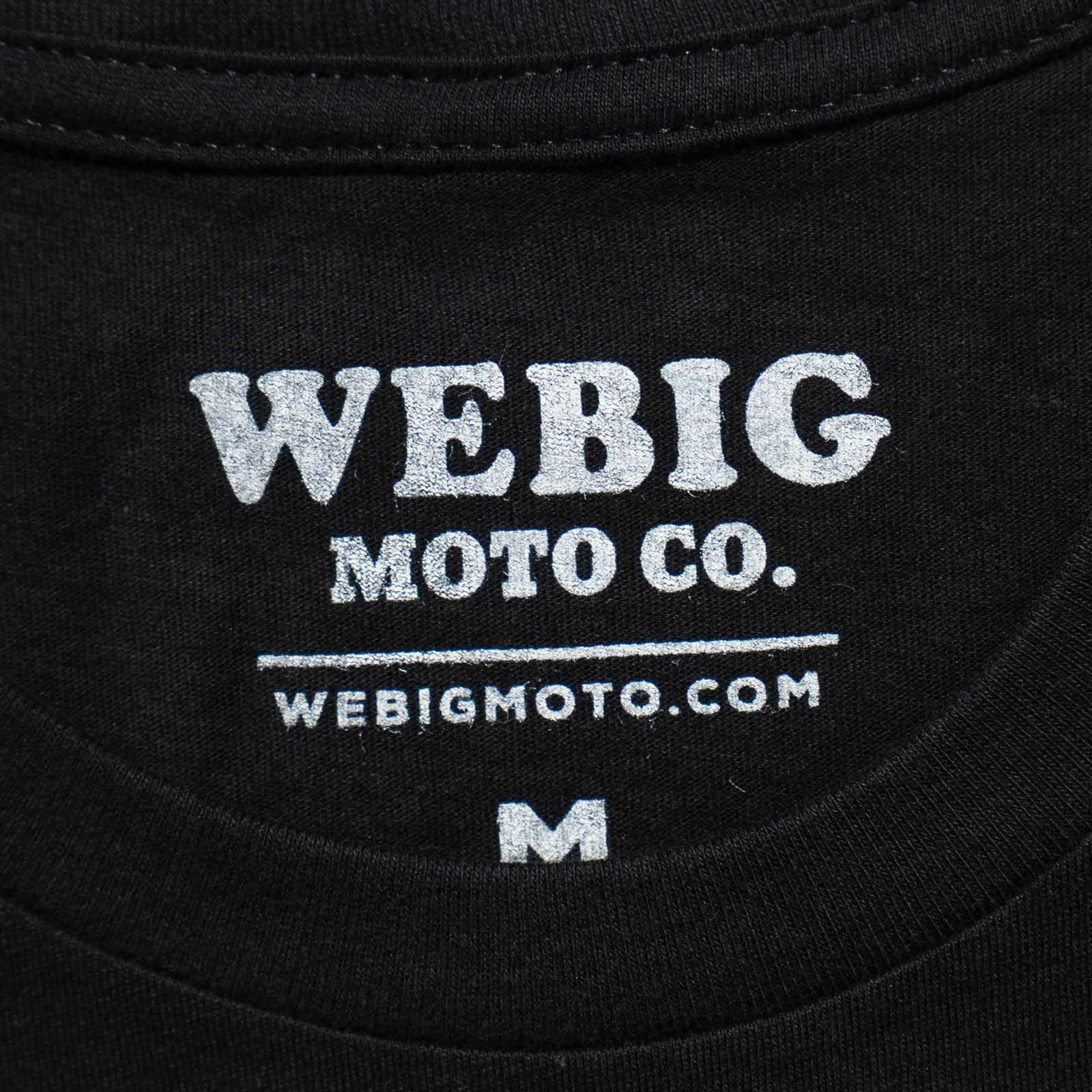 ウィービッグモトWEBIGMOTOCO.バンケットレースチームTシャツ