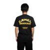 ウィービッグモトWEBIGMOTOCO.キャメルスモーカークロスTシャツ