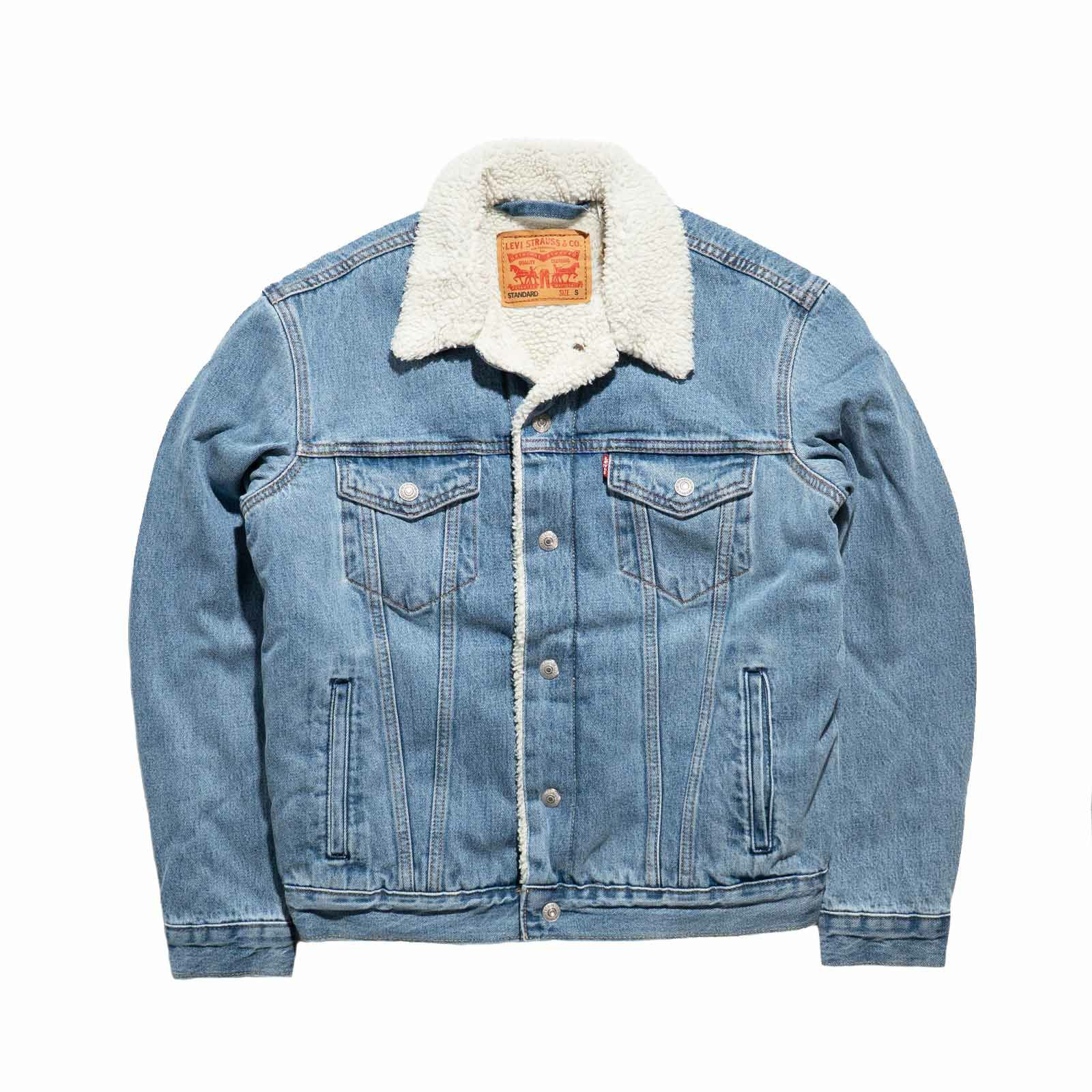 リーバイスLEVI'Sタイプ3シェルパトラッカージャケットライトストーンウォッシュ