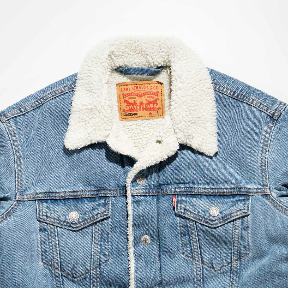 リーバイスLEVI'Sタイプ3シェルパトラッカージャケットライトストーンウォッシュ