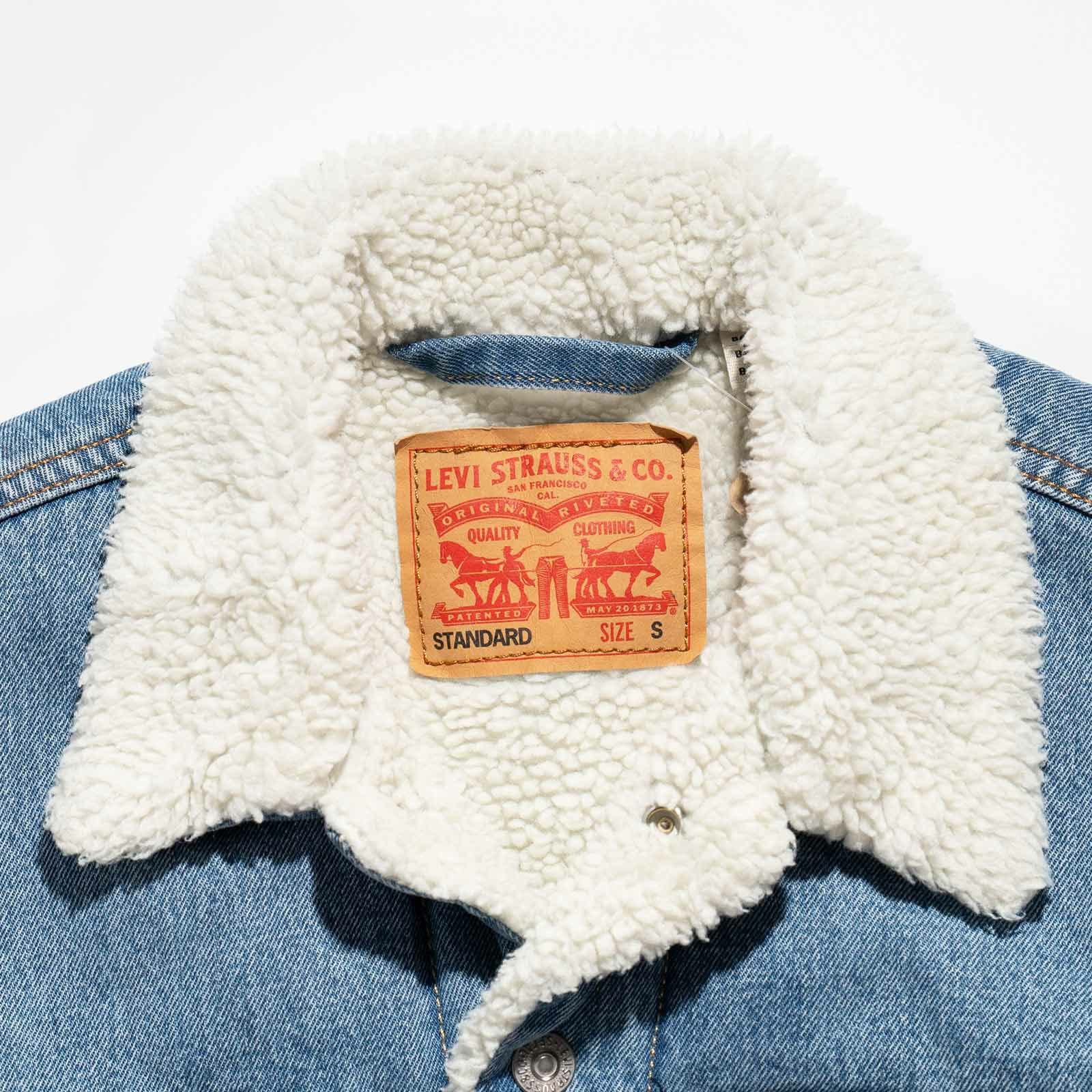 リーバイスLEVI'Sタイプ3シェルパトラッカージャケットライトストーンウォッシュ