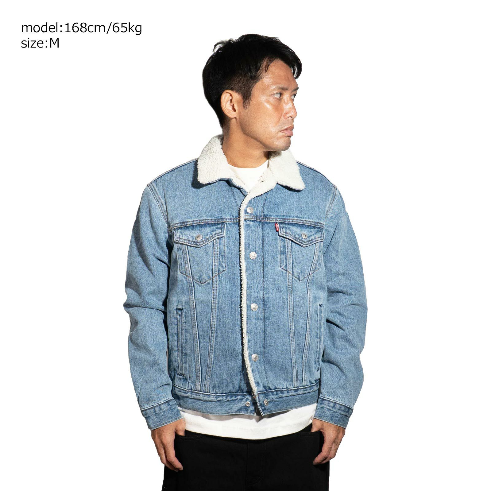 リーバイスLEVI'Sタイプ3シェルパトラッカージャケットライトストーンウォッシュ