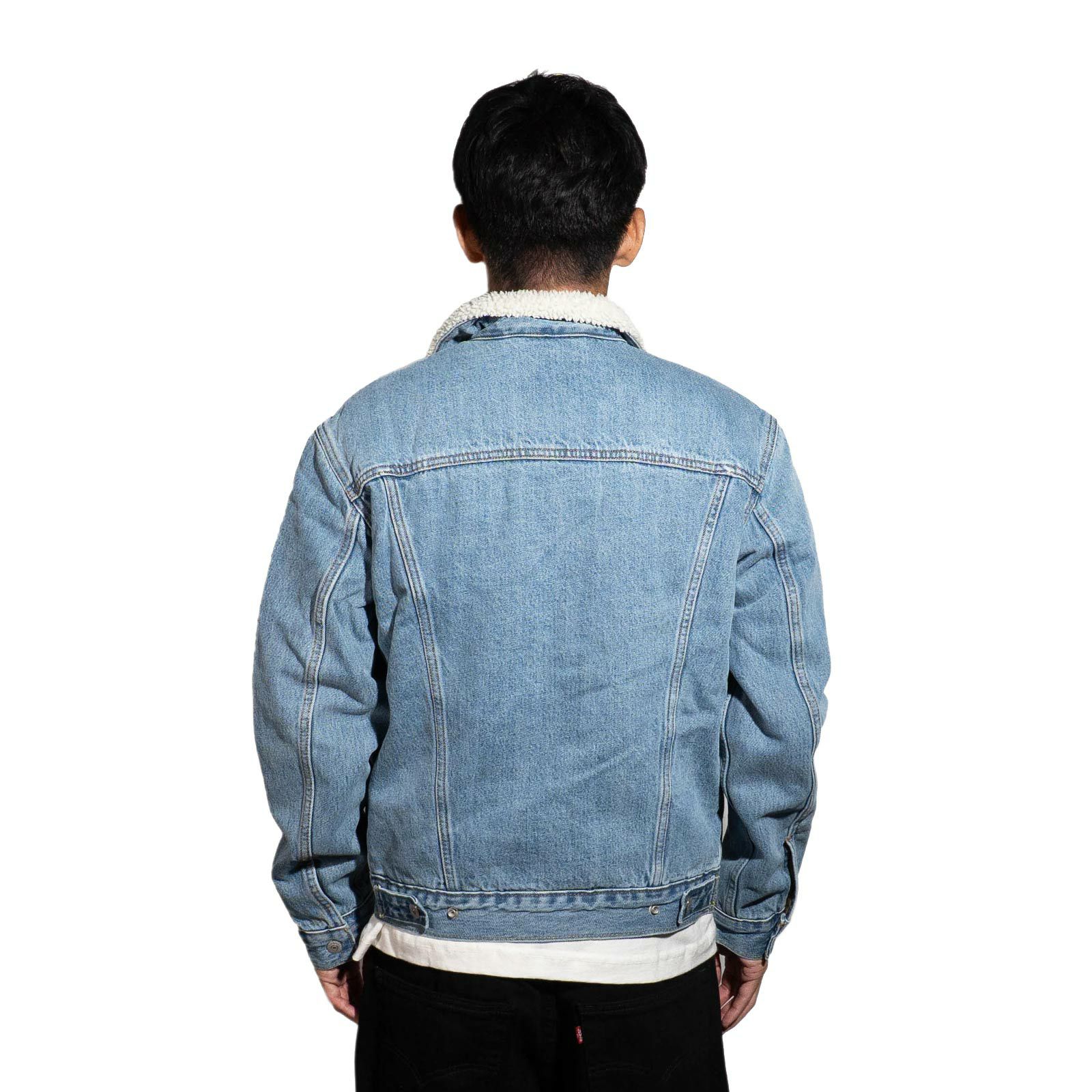 リーバイスLEVI'Sタイプ3シェルパトラッカージャケットライトストーンウォッシュ