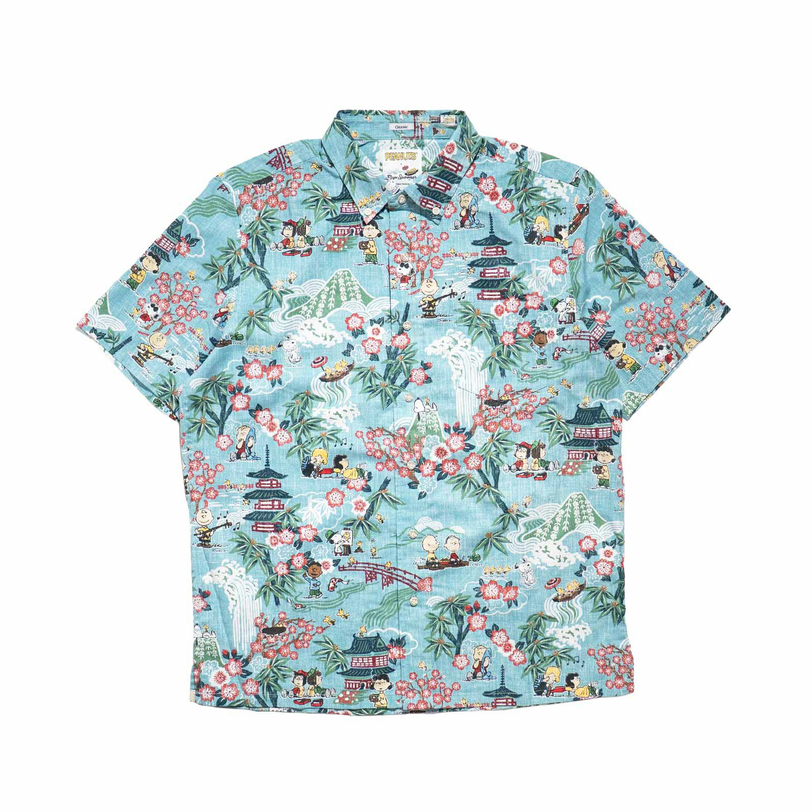 レインスプーナー×ピーナッツREYNSPOONERXPEANUTS半袖アロハシャツピーナッツインジャパン