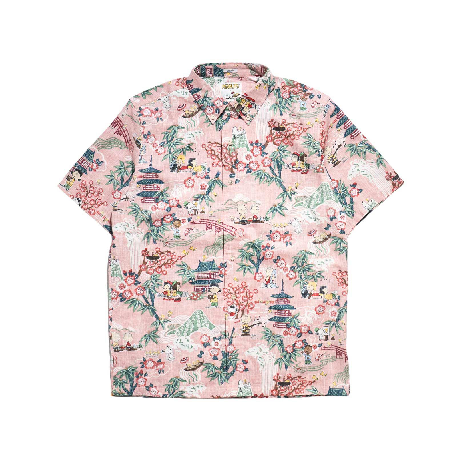 レインスプーナー×ピーナッツREYNSPOONERXPEANUTS半袖アロハシャツピーナッツインジャパン