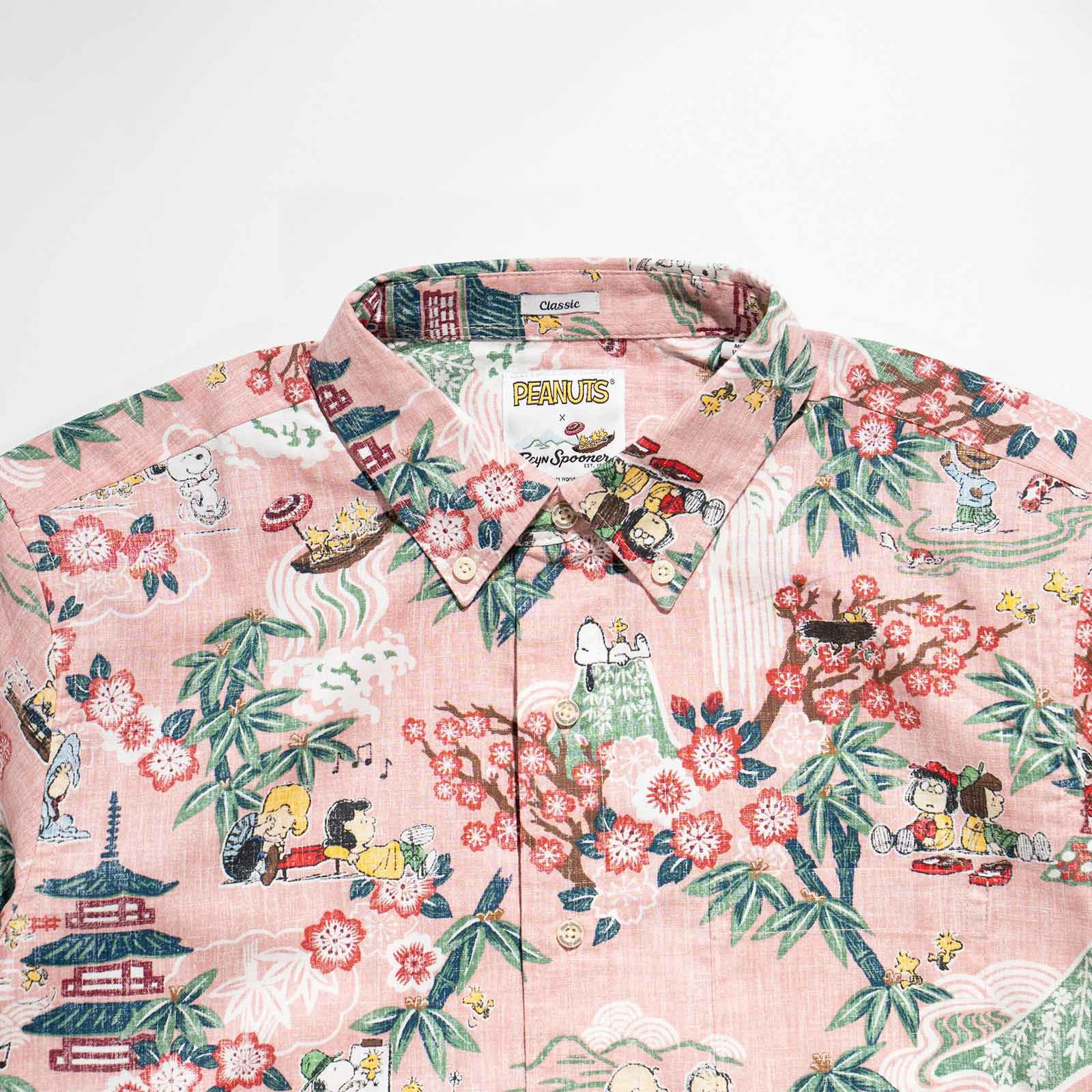 レインスプーナー×ピーナッツREYNSPOONERXPEANUTS半袖アロハシャツピーナッツインジャパン