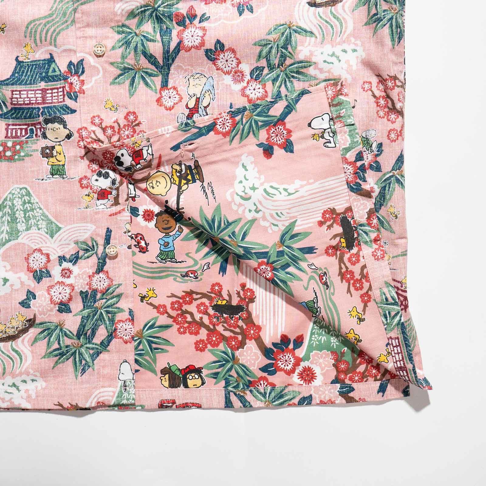 レインスプーナー×ピーナッツREYNSPOONERXPEANUTS半袖アロハシャツピーナッツインジャパン