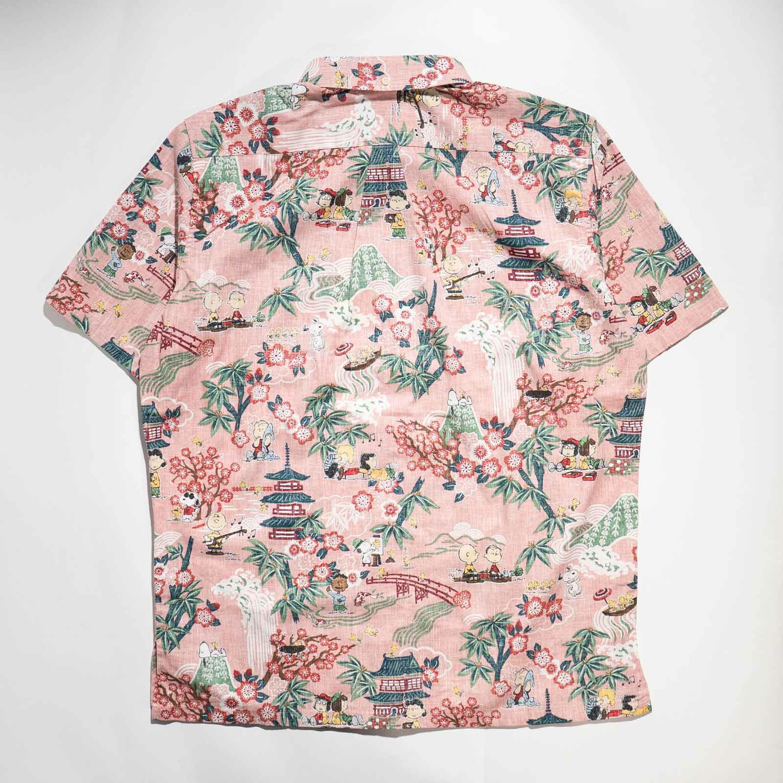 レインスプーナー×ピーナッツREYNSPOONERXPEANUTS半袖アロハシャツピーナッツインジャパン