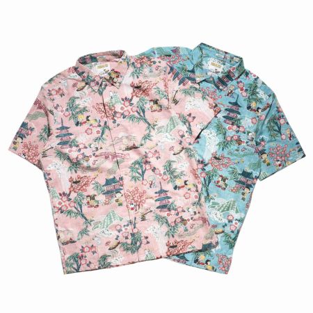 レインスプーナー×ピーナッツREYNSPOONERXPEANUTS半袖アロハシャツピーナッツインジャパン