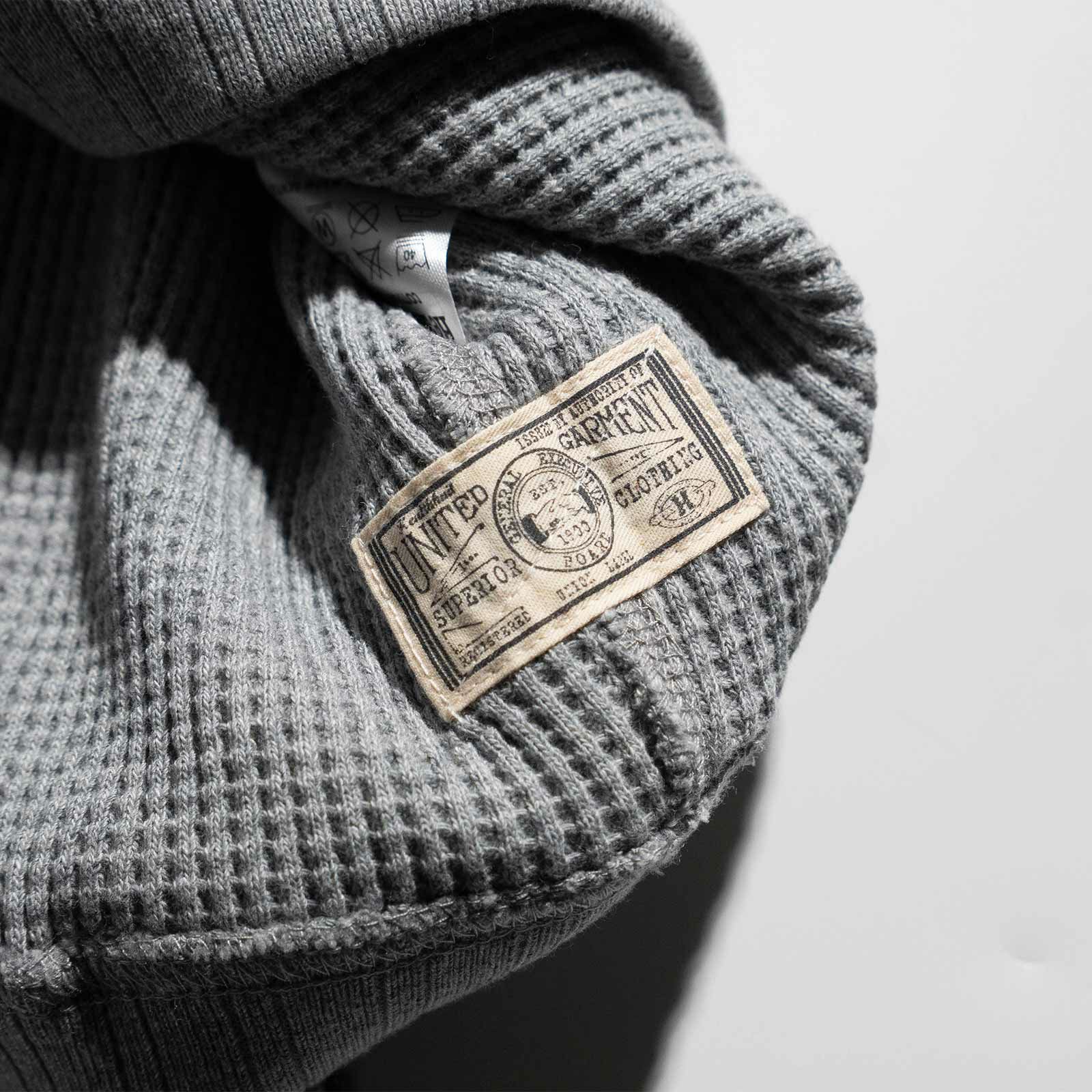 ヘルスニットHealthknit993スーパーヘビーワッフル長袖Tシャツ