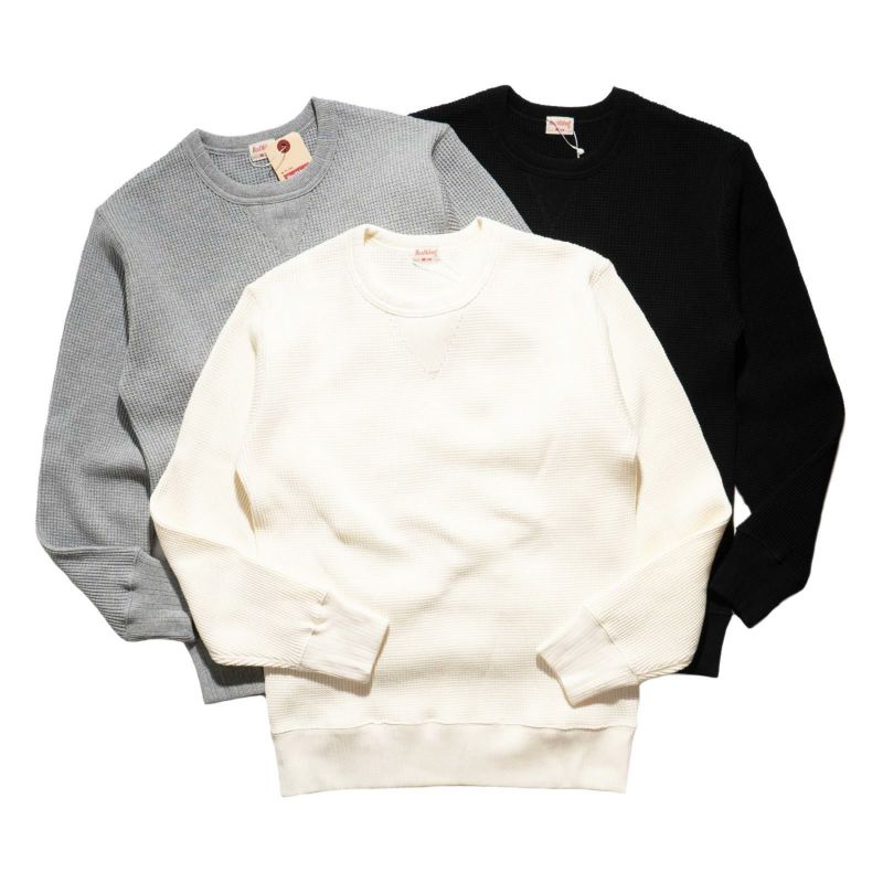 ヘルスニットHealthknit993スーパーヘビーワッフル長袖Tシャツ