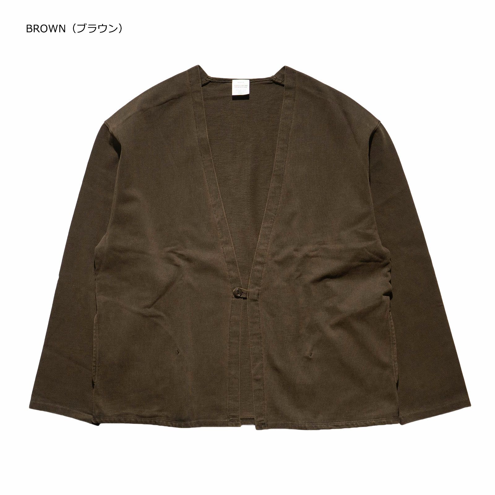 シービーズSEABEESピグメントコットンカーディガン