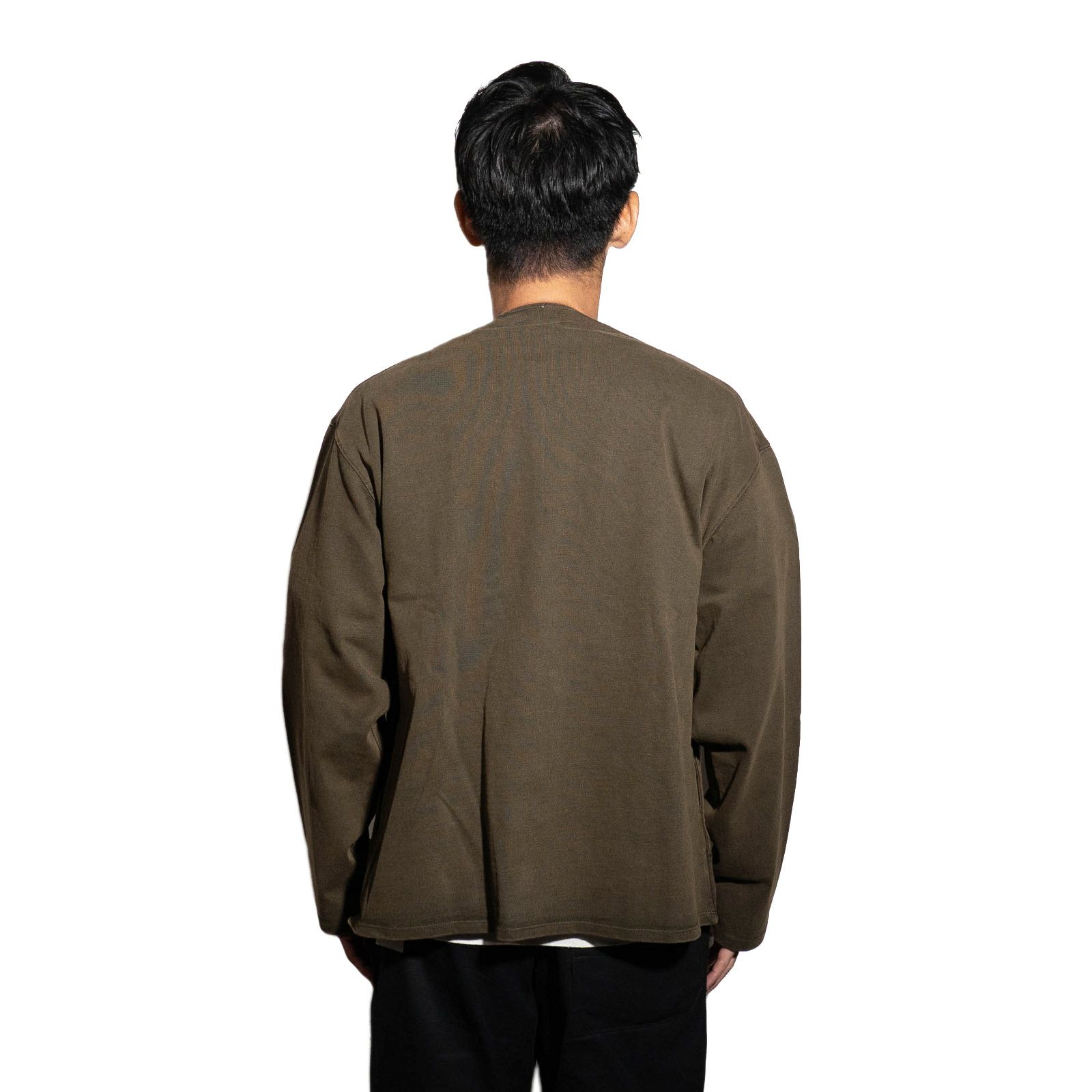 シービーズSEABEESピグメントコットンカーディガン