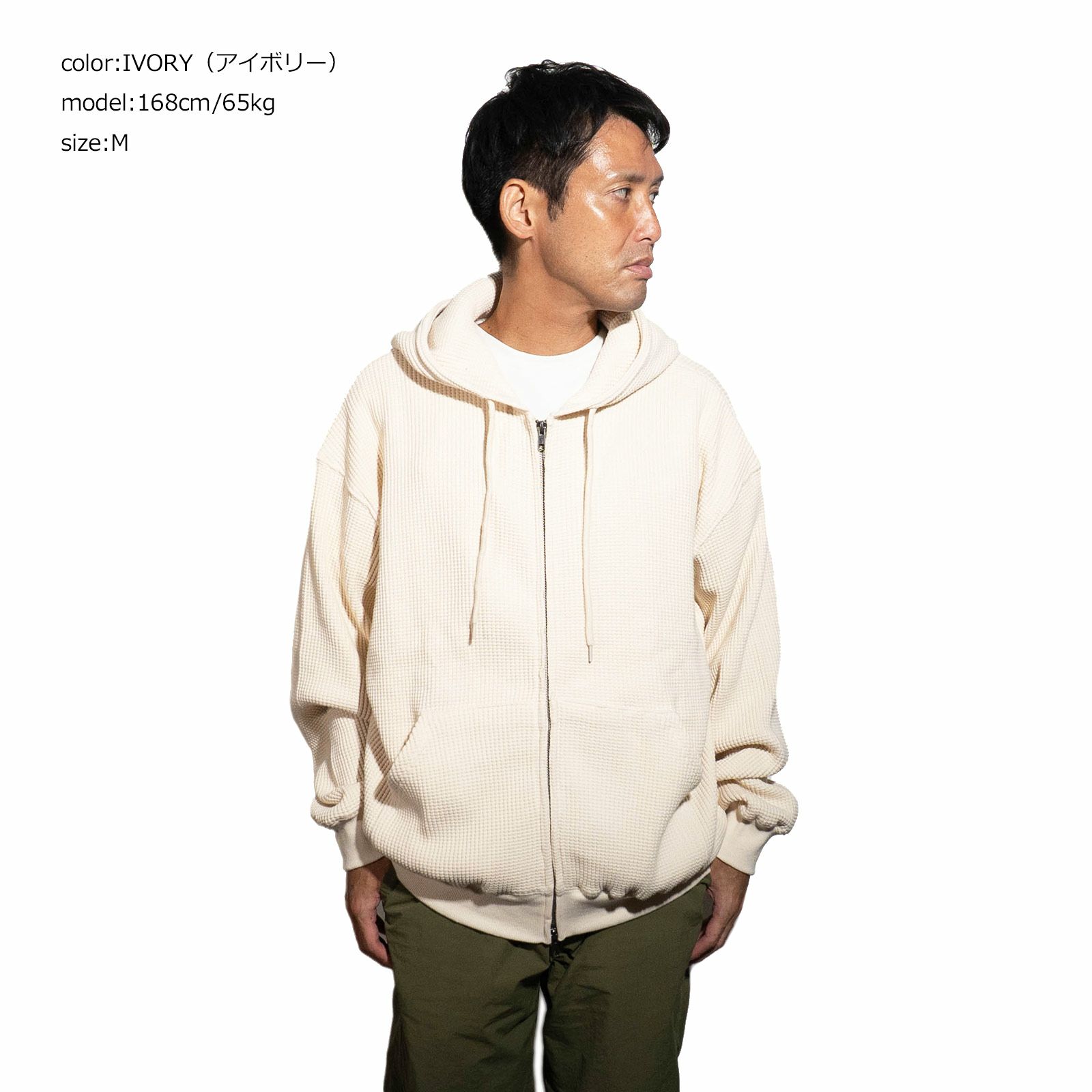 シービーズSEABEESヘビーウェイトサーマルフルジップフーディ