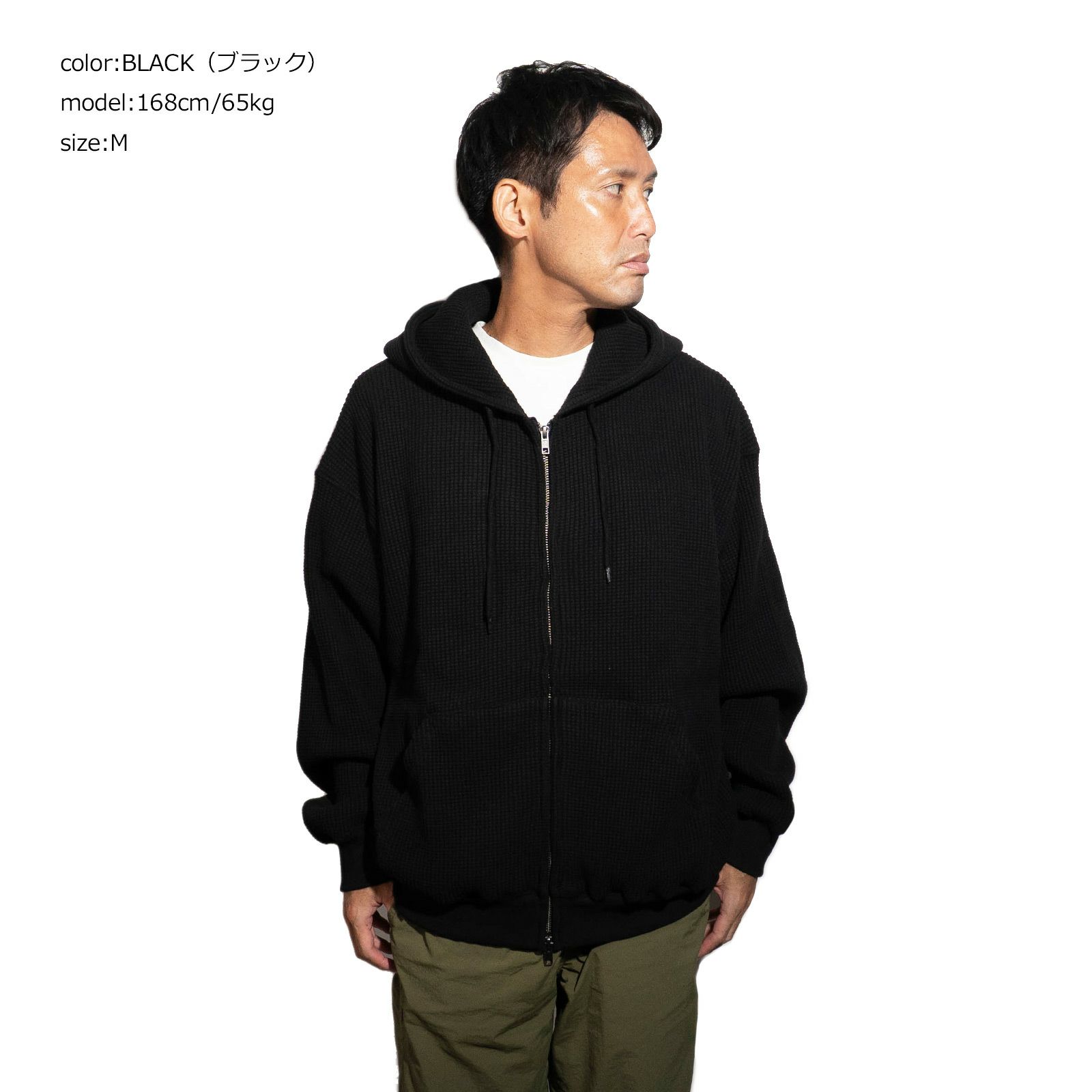 シービーズSEABEESヘビーウェイトサーマルフルジップフーディ