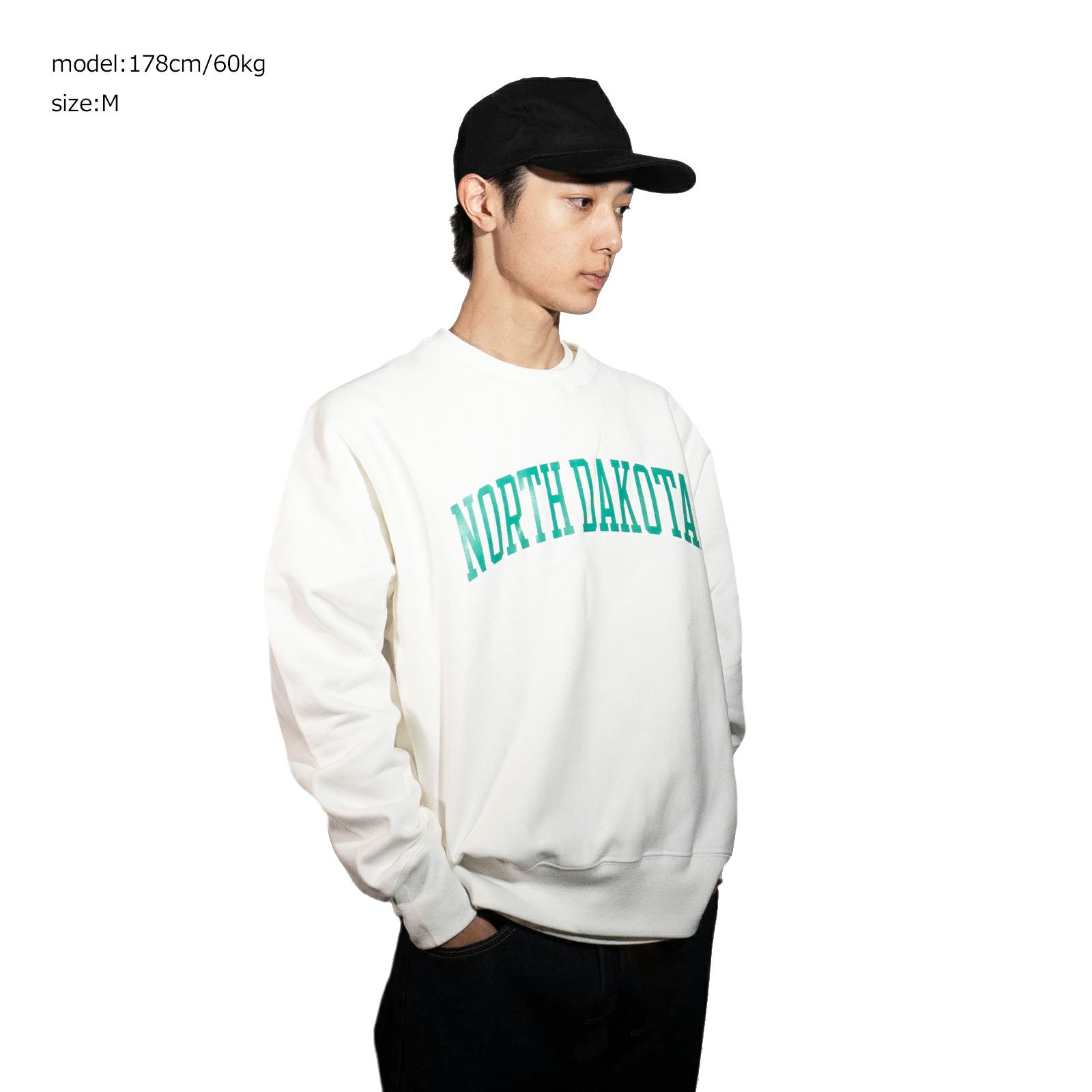 UNIVERSITYOFNORTHDAKOTAオフィシャルクルーネックカレッジスウェットチャンピオンリバースウィーブ