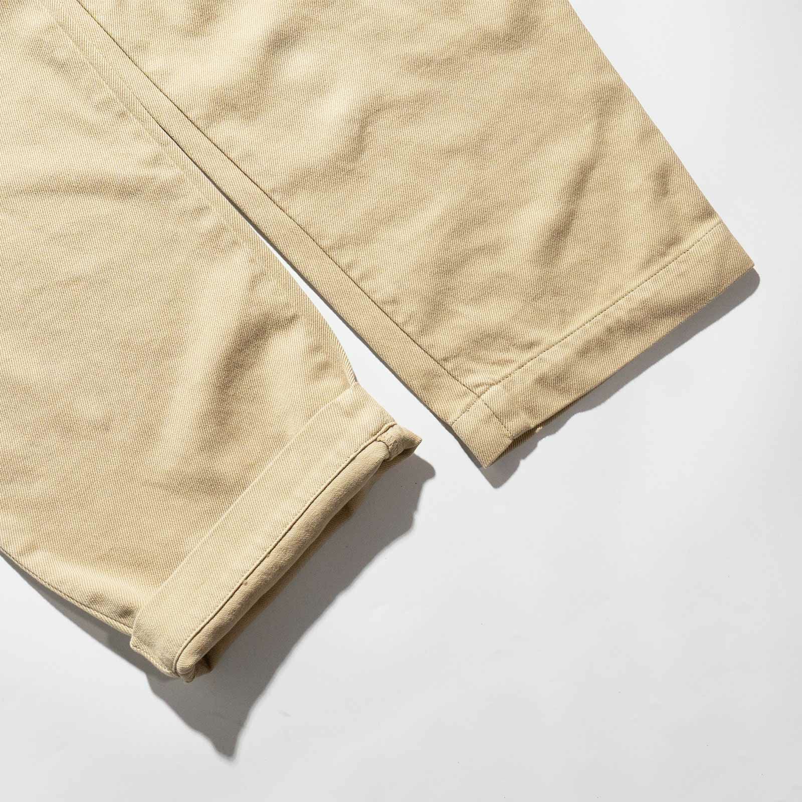 オーセンAUTHENシルクナイズドチノトラウザーズベージュAUT-109SN-006